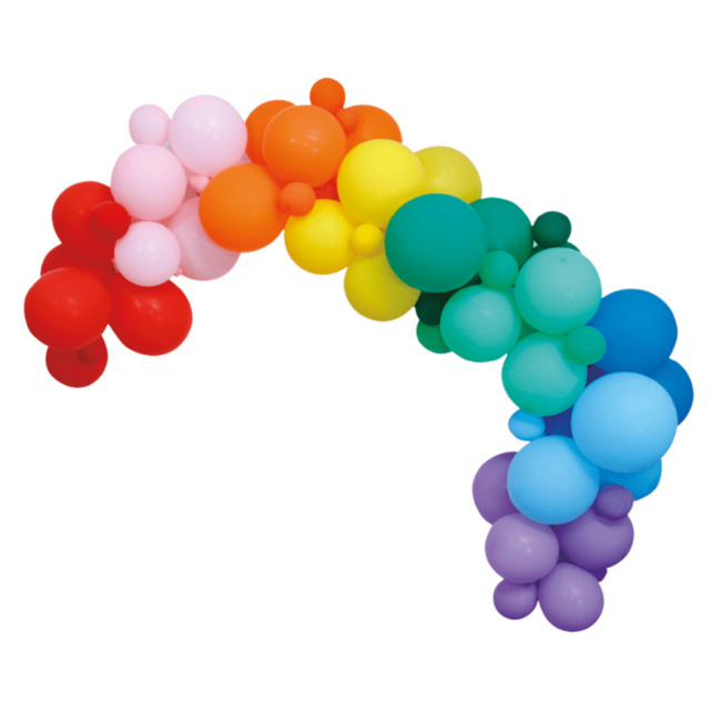 Ballon decoratie kit Regenboog Ballon decoratie kit Regenboog