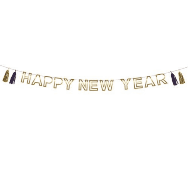 Letterslinger Happy New Year, 230cm