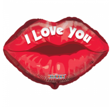 Folieballon I Love You kus 46cm