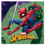 Spiderman papieren servetten, 20 stuks Spiderman papieren servetten, 20 stuks