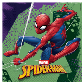 Spiderman papieren servetten, 20 stuks