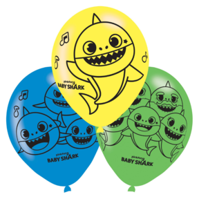 Baby Shark ballonnen 6 stuks