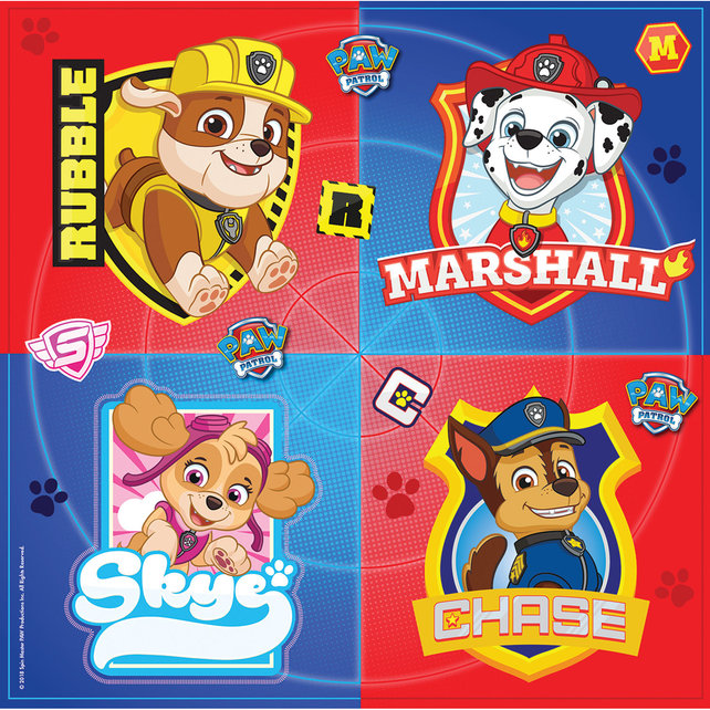 Paw Patrol papieren servetten 16 stuks