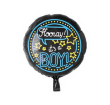 Folieballon It's a Boy NEON 46cm leeg