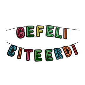 Letterslinger Gefeliciteerd