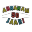 Paperdreams Neon letterslinger - Abraham 50 jaar!