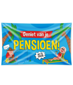 Pensioen Cartoon - Gevelvlag