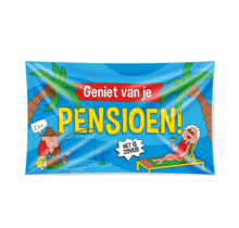 Pensioen Cartoon - Gevelvlag