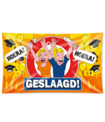 Gevel vlag - geslaagd