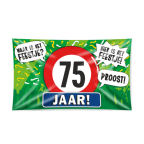 Gevel vlag - 75 jaar