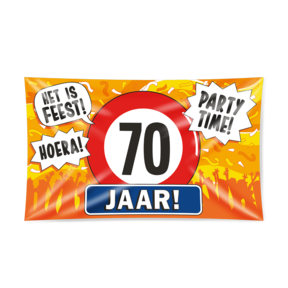 Gevel vlag - 70 jaar