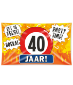 Gevel vlag - 40 jaar