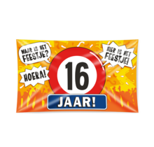 Gevel vlag - 16 jaar