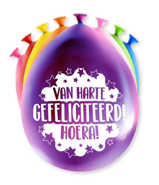 Feest Ballonnen - Gefeliciteerd