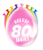 Feest Ballonnen - 80 jaar