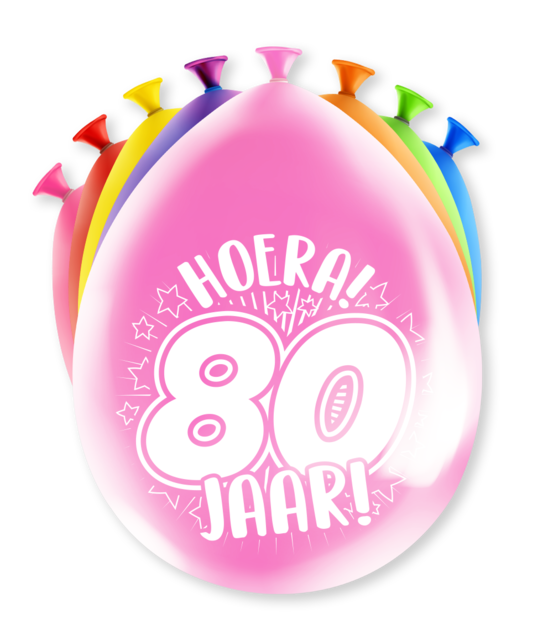Feest Ballonnen - 80 jaar