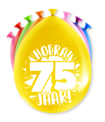 Feest Ballonnen - 75 jaar Feest Ballonnen - 75 jaar