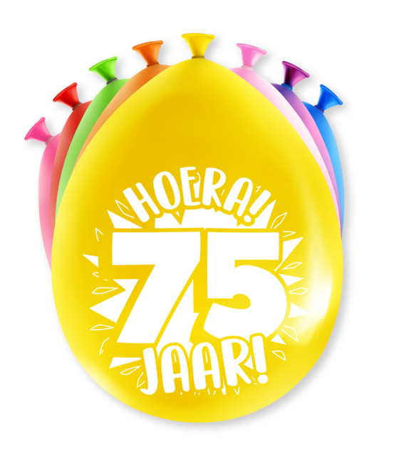 Feest Ballonnen - 75 jaar Feest Ballonnen - 75 jaar