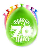 Feest Ballonnen - 70 jaar