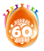 Feest Ballonnen - 60 jaar