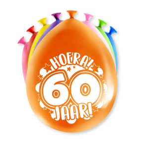 Feest Ballonnen - 60 jaar