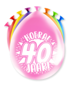 Feest Ballonnen - 40 jaar