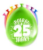 Feest Ballonnen - 25 jaar
