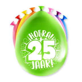 Feest Ballonnen - 25 jaar
