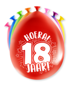 Feest Ballonnen - 18 jaar