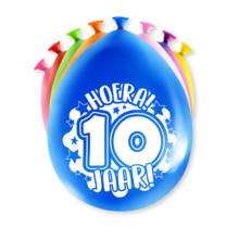 Feest Ballonnen - 10 jaar