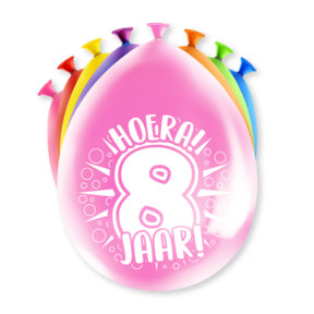 Feest Ballonnen - 8 jaar