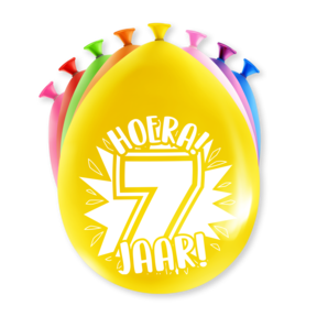 Feest Ballonnen - 7 jaar