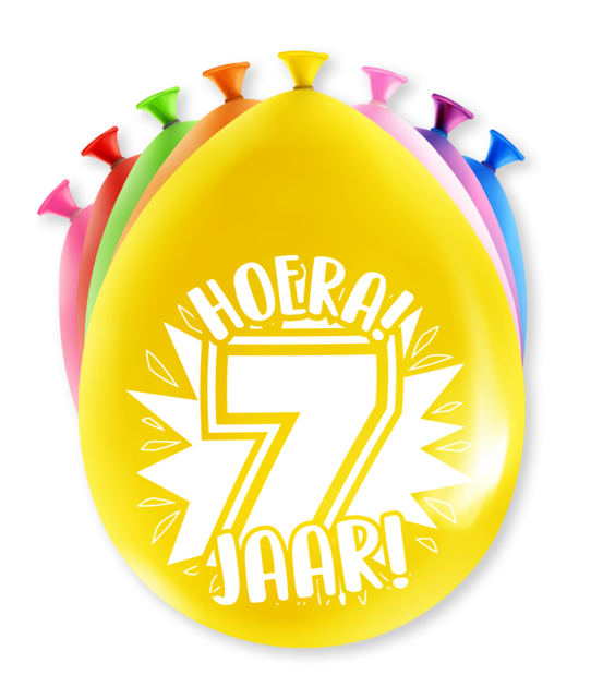 Feest Ballonnen - 7 jaar