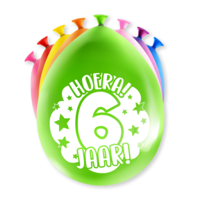 Feest Ballonnen - 6 jaar