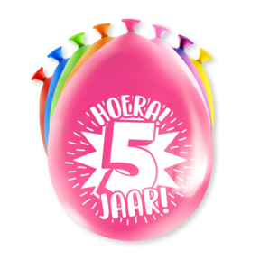 Feest Ballonnen - 5 jaar