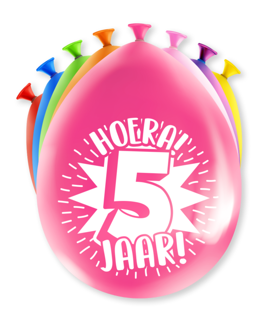 Feest Ballonnen - 5 jaar