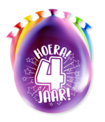Feest Ballonnen - 4 jaar
