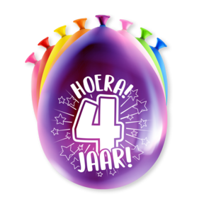 Feest Ballonnen - 4 jaar