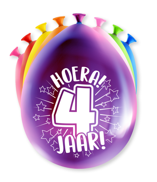 Feest Ballonnen - 4 jaar