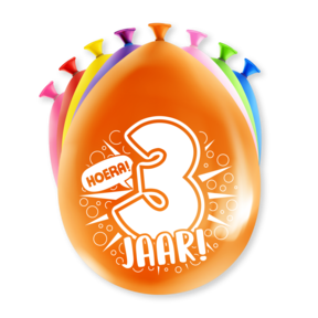 Feest Ballonnen - 3 jaar