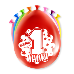 Feest Ballonnen - 1 jaar