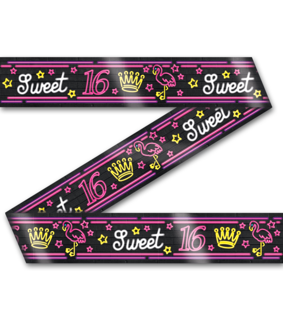 Afzetlint - Sweet 16 - Neon