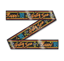 Afzetlint - 16 jaar - Neon