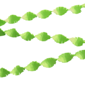 Lime Groen Crêpe papier Slinger 6 meter