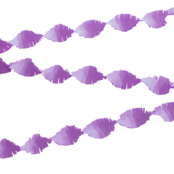 Lila Crêpe papier Slinger 6 meter