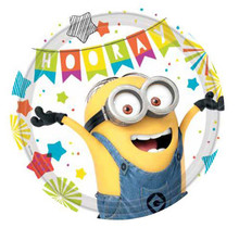 Despicable Me papieren borden 8 stuks