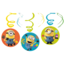 Minions Swirl Spiraal decoratie Despicable Me 6 stuks