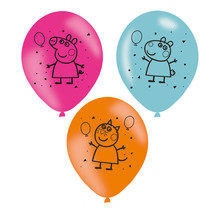 Peppa Pig ballonnen 23cm 6 stuks