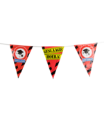 Party vlaggen Geslaagd Verkeersbord 10 meter