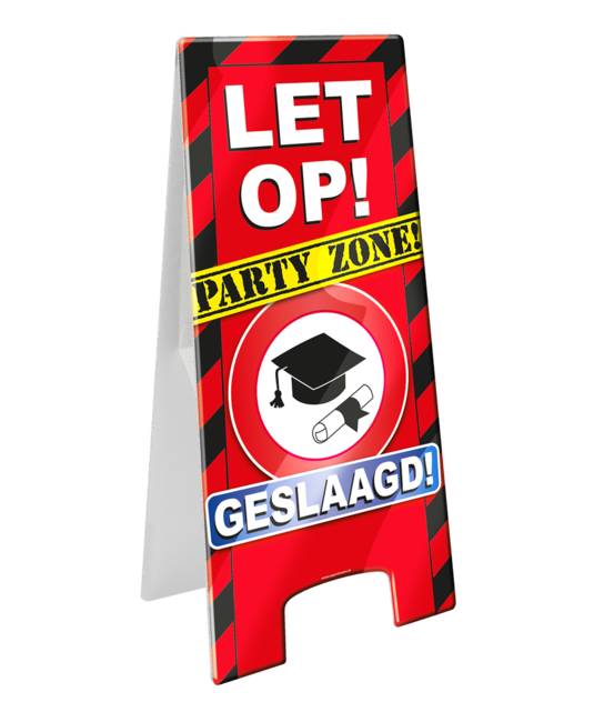 Warning Sign Geslaagd Verkeersbord